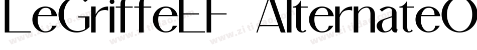 LeGriffeEF-AlternateOne字体转换