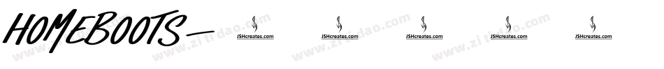 homeboots字体转换