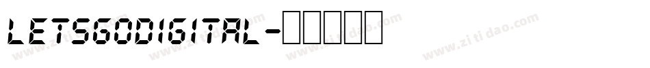 letsgodigital字体转换