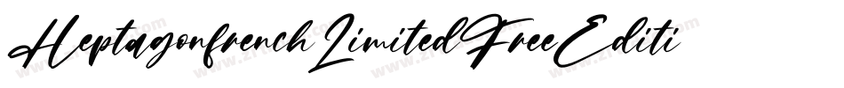 HeptagonfrenchLimitedFreeEdition-qxWr字体转换