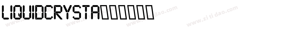 LiquidCrysta字体转换