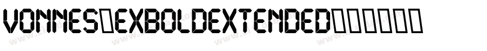 Vonnes-ExboldExtended字体转换