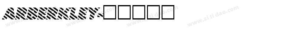 ARBERKLEY字体转换