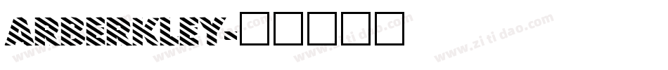 ARBERKLEY字体转换