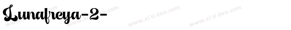 Lunafreya-2字体转换