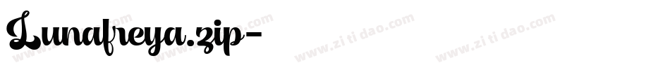 Lunafreya.zip字体转换