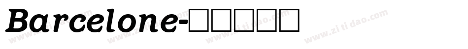 Barcelone字体转换