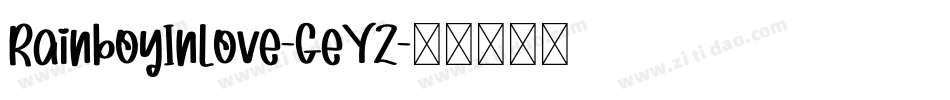 RainboyInLove-GeYZ字体转换