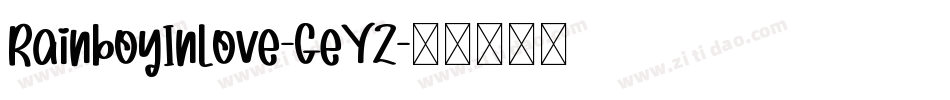 RainboyInLove-GeYZ字体转换