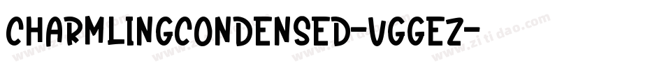 CharmlingCondensed-VGGEZ字体转换