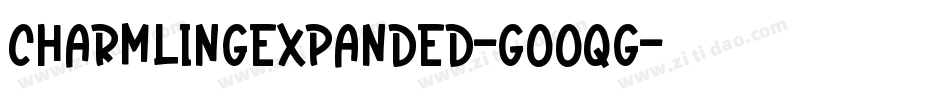 CharmlingExpanded-GOOqG字体转换