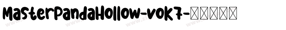 MasterPandaHollow-voK7字体转换