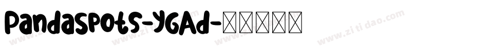 PandaSpots-yGAd字体转换