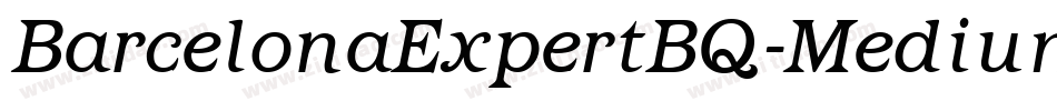 BarcelonaExpertBQ-MediumSC字体转换