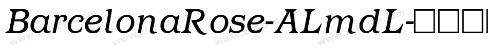 BarcelonaRose-ALmdL字体转换
