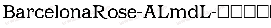 BarcelonaRose-ALmdL字体转换