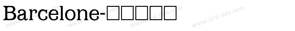 Barcelone字体转换