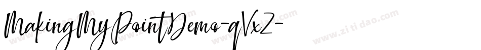 MakingMyPointDemo-qVx2字体转换