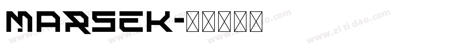Marsek字体转换
