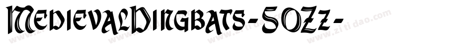 MedievalDingbats-5OZz字体转换