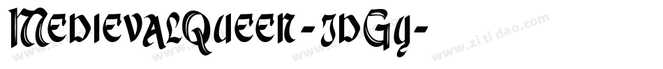MedievalQueen-jdGy字体转换