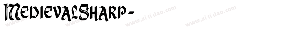MedievalSharp字体转换
