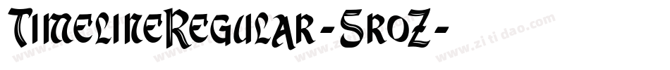 TimelineRegular-5roZ字体转换