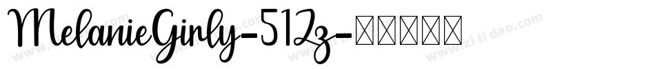 MelanieGirly-51Zz字体转换
