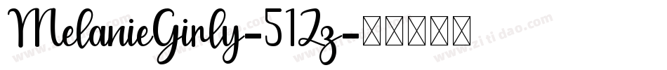 MelanieGirly-51Zz字体转换