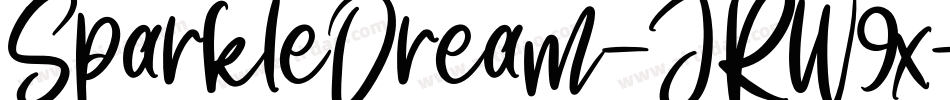 SparkleDream-JRW9x字体转换