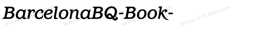 BarcelonaBQ-Book字体转换