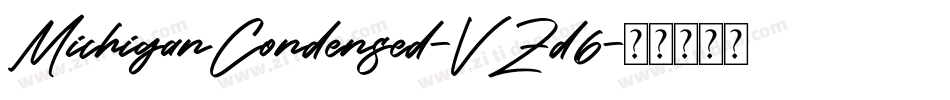 MichiganCondensed-VZd6字体转换