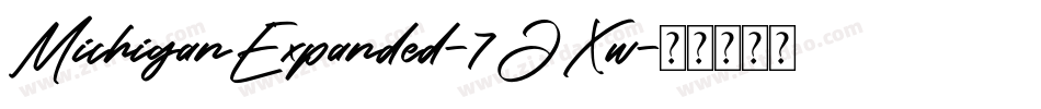 MichiganExpanded-7JXw字体转换