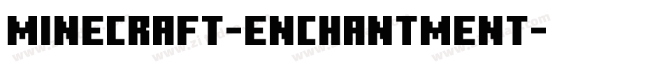 Minecraft-Enchantment字体转换