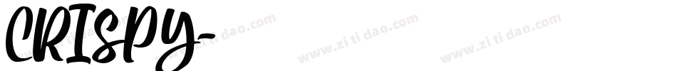CRISPY字体转换