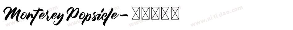 MontereyPopsicle字体转换
