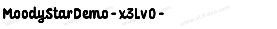 MoodyStarDemo-x3Lv0字体转换