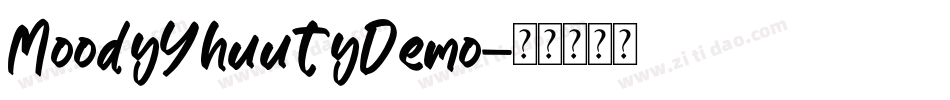 MoodyYhuutyDemo字体转换