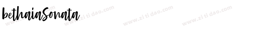 bethaiaSonata字体转换