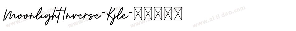 MoonlightInverse-Kjle字体转换