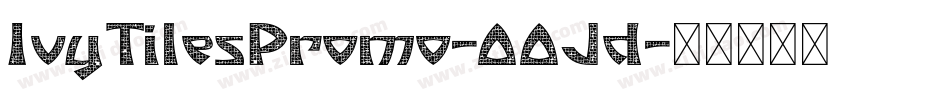 IvyTilesPromo-00Jd字体转换