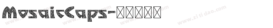 MosaicCaps字体转换