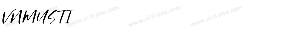 VNMUSTI字体转换