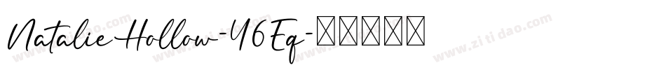 NatalieHollow-Y6Eq字体转换