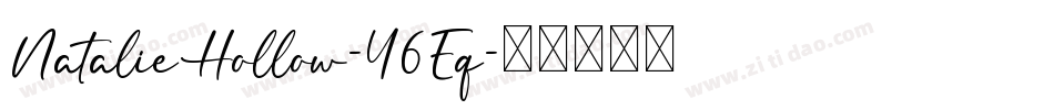 NatalieHollow-Y6Eq字体转换