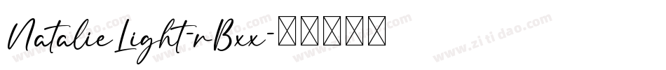 NatalieLight-rBxx字体转换