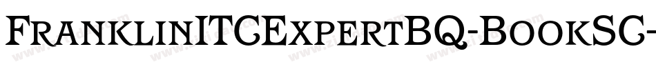 FranklinITCExpertBQ-BookSC字体转换