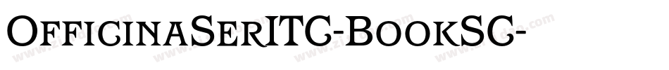 OfficinaSerITC-BookSC字体转换