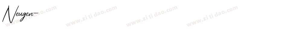Neugen字体转换