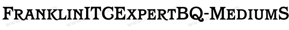 FranklinITCExpertBQ-MediumSC字体转换